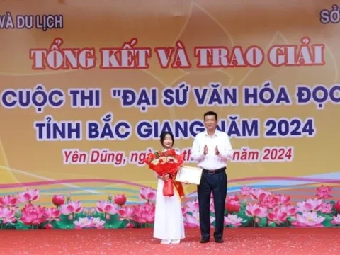 Bắc Giang trao giải cuộc thi “Đại sứ văn hóa đọc”