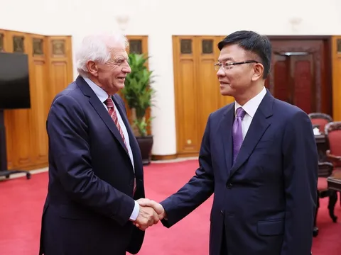 Phó Thủ tướng Lê Thành Long tiếp Phó Chủ tịch Ủy ban Châu Âu