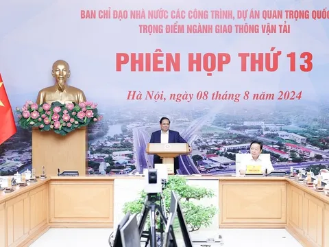 Thủ tướng chủ trì phiên họp Ban Chỉ đạo các công trình, dự án quan trọng quốc gia, trọng điểm ngành GTVT