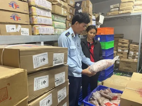 Tạm giữ hơn nửa tấn thực phẩm đông lạnh không rõ nguồn gốc xuất xứ