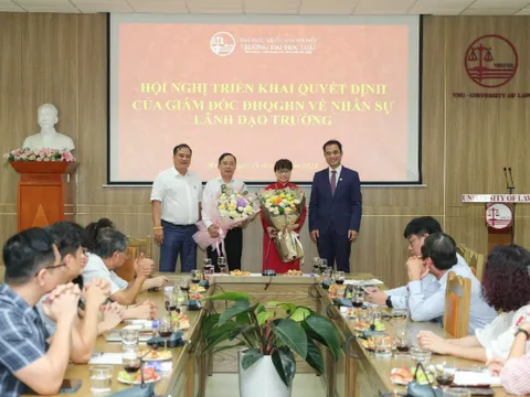 PGS.TS Trịnh Tiến Việt là Phó Hiệu trưởng phụ trách Trường Đại học Luật - Đại học Quốc gia Hà Nội