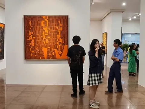 Ấn tượng từ triển lãm tranh “Cấu trúc” của họa sĩ Nguyễn Huy Hoàng