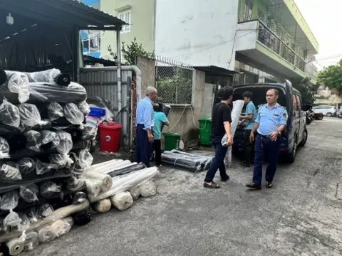 Thành phố Hồ Chí Minh: Thu giữ 4,6 tấn vải không rõ nguồn gốc, xuất xứ