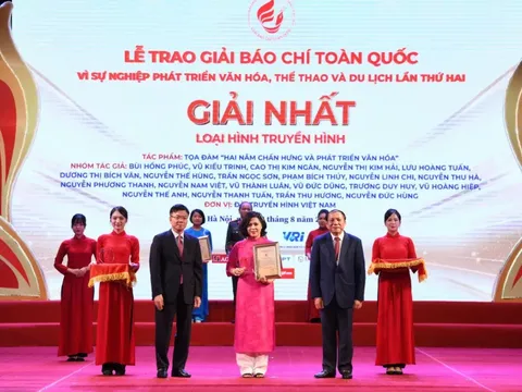 94 tác phẩm được trao Giải Báo chí toàn quốc ‘Vì sự nghiệp phát triển Văn hóa, Thể thao và Du lịch’