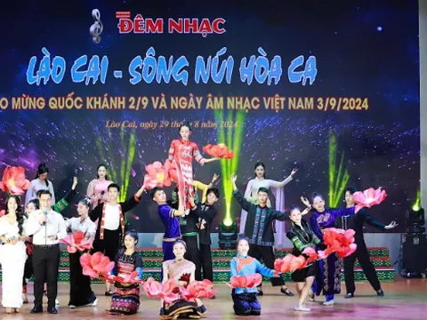 Đêm âm nhạc đa sắc màu "Lào Cai - Sông núi hòa ca"