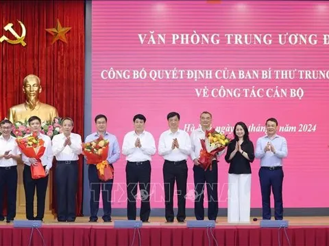 Ban Bí thư bổ nhiệm Trợ lý, Thư ký của Tổng Bí thư, Chủ tịch nước Tô Lâm