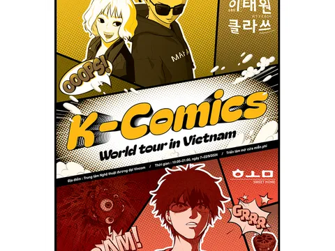 Triển lãm truyện tranh Webtoon Hàn Quốc tại Việt Nam