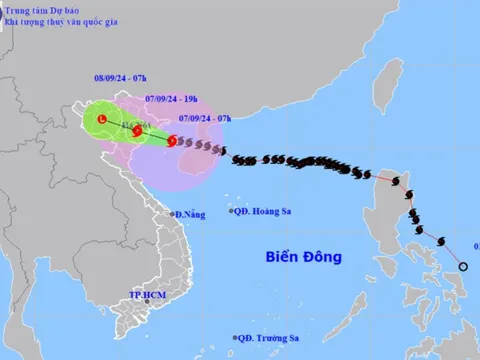 Bão số 3 cách Quảng Ninh-Thái Bình 150km