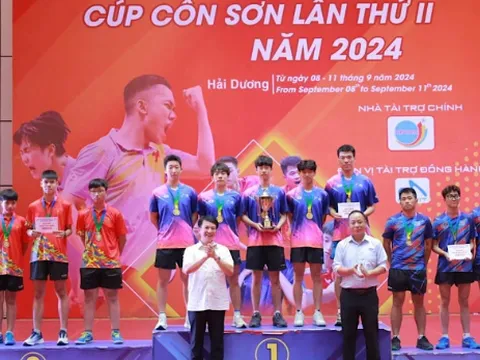 Bế mạc Giải bóng bàn quốc tế Cúp Côn Sơn