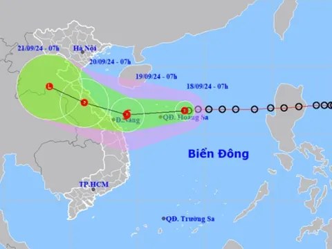 Áp thấp nhiệt đới khả năng mạnh lên thành bão cấp 8, giật cấp 10