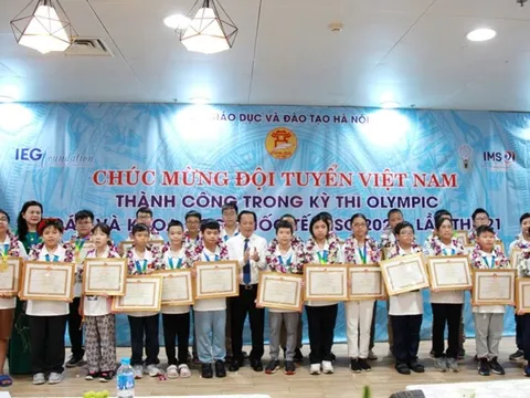 Học sinh Hà Nội đạt thành tích cao tại Kỳ thi Olympic Toán và Khoa học quốc tế năm 2024