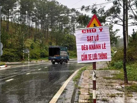 Độ ẩm đất bão hòa, nguy cơ sạt lở tại 4 tỉnh, thành phố ở Trung Bộ và Đắk Lắk