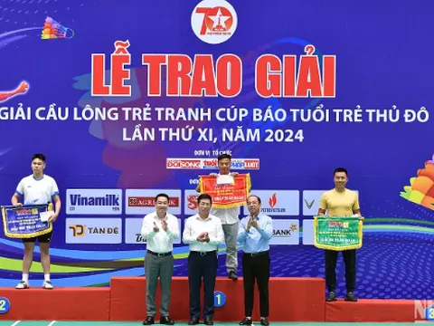 Trường Đại học Thể dục thể thao Bắc Ninh nhất toàn đoàn ở giải cầu lông báo Tuổi trẻ Thủ đô