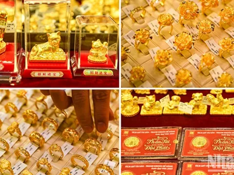 Giá vàng ngày 11/10: Vàng thế giới bật tăng, vàng trong nước tiếp đà giảm