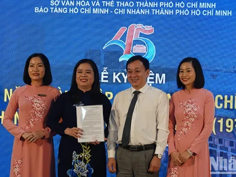 Bảo tàng Hồ Chí Minh, Chi nhánh Thành phố Hồ Chí Minh kỷ niệm 45 năm thành lập