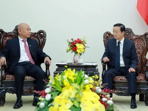 Phó thủ tướng Trần Hồng Hà tiếp Chủ tịch Tập đoàn Đường sắt Trung Quốc