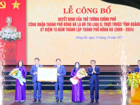 Thành phố Đông Hà đón nhận đô thị loại II