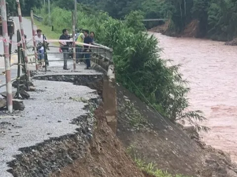 Độ ẩm đất bão hòa, cảnh báo lũ quét, sạt lở tại khu vực Lai Châu, Điện Biên