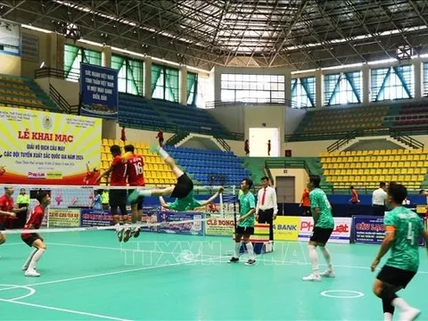 Khai mạc Giải vô địch Cầu mây các đội tuyển xuất sắc quốc gia 2024