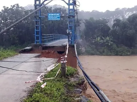 Cảnh báo lũ quét, sạt lở tại nhiều tỉnh ở khu vực Tây Nguyên