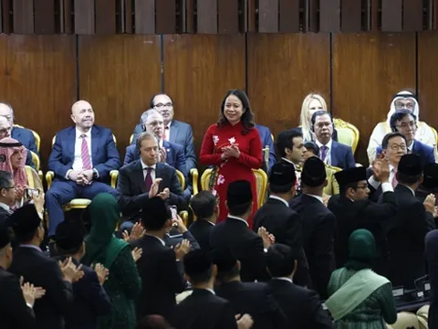 Phó Chủ tịch nước Võ Thị Ánh Xuân gặp Tổng thống Indonesia Prabowo Subianto