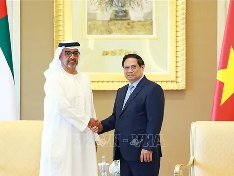 Thủ tướng Chính phủ Phạm Minh Chính tiếp Giám đốc Cơ quan đầu tư UAE