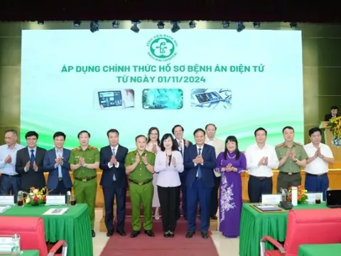 Bệnh viện trực thuộc Bộ Y tế đầu tiên chính thức triển khai bệnh án điện tử