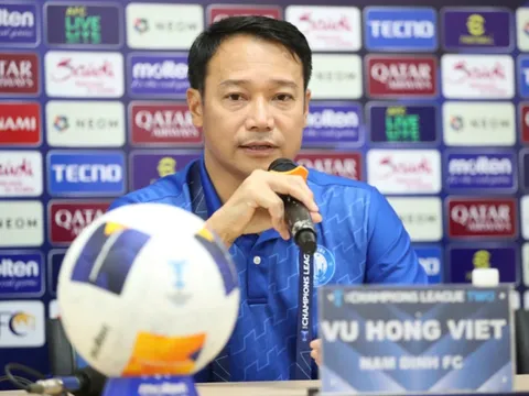 HLV Vũ Hồng Việt: Nam Định đặt mục tiêu giành chiến thắng trước Tampines Rover