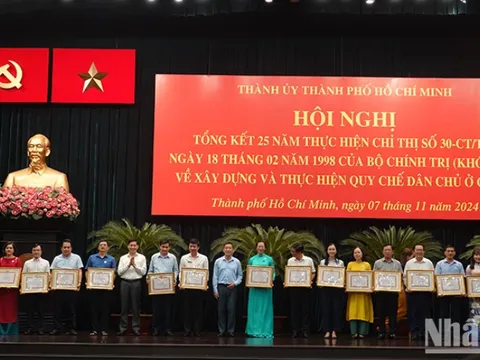 Thành phố Hồ Chí Minh: Tiếp tục nâng cao ý thức trách nhiệm làm chủ của nhân dân