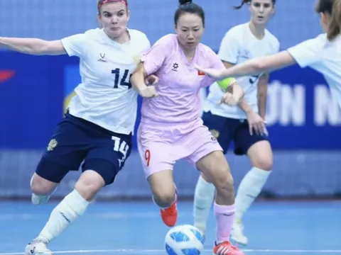 Giao hữu futsal nữ quốc tế: Việt Nam thua 0-6 Nga