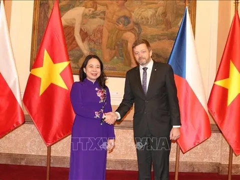 Phó chủ tịch nước Võ Thị Ánh Xuân thăm chính thức Cộng hòa Séc