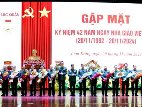 Học viện Lục quân tri ân các thế hệ nhà giáo nhân kỷ niệm Ngày Nhà giáo Việt Nam