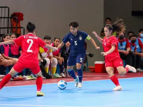 Tuyển futsal nữ Thái Lan giành vị trí nhất vòng bảng