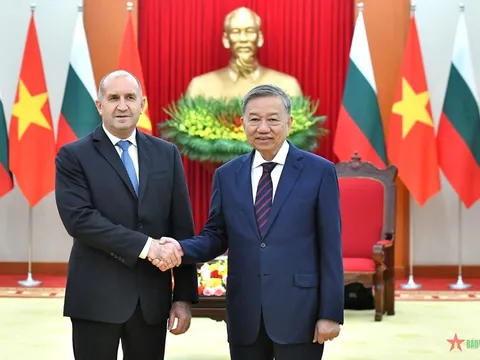 Tổng Bí thư Tô Lâm tiếp Tổng thống Bulgaria Rumen Radev