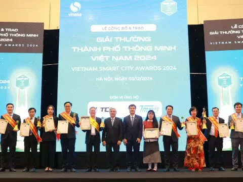 19 đơn vị và tổ chức đoạt giải thưởng Thành phố thông minh Việt Nam 2024