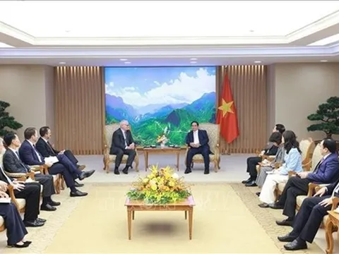 Thủ tướng Phạm Minh Chính tiếp Đoàn lãnh đạo các doanh nghiệp bán dẫn Hoa Kỳ