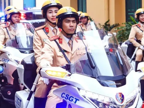 Công an Hà Nội ra quân bảo đảm an ninh, trật tự Tết nguyên đán Ất Tỵ