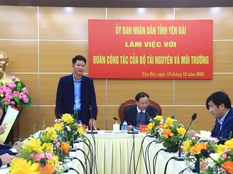 Bộ Tài nguyên và Môi trường làm việc với tỉnh Yên Bái về triển khai Luật Đất đai 2024