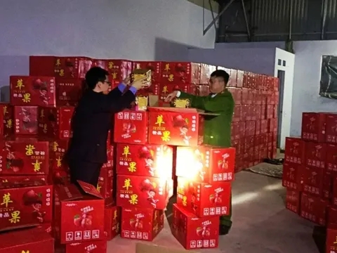 Công an thị xã Việt Yên, Bắc Giang thu giữ gần 11 tấn pháo nổ