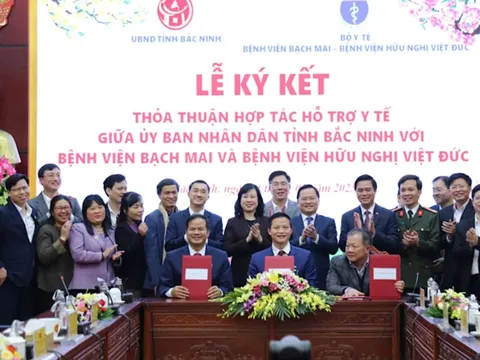 Bắc Ninh hợp tác toàn diện trong lĩnh vực y tế với bệnh viện Bạch Mai và Hữu nghị Việt Đức