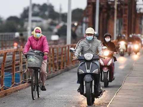 Ngày 17/1, Bắc Bộ đêm và sáng trời rét, ngày nắng