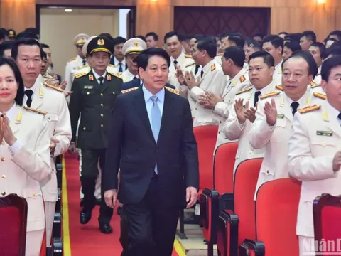 Chủ tịch nước Lương Cường: Cảnh vệ là lực lượng vũ trang trọng yếu, tin cậy, tuyệt đối trung thành