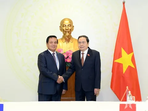 Chủ tịch Quốc hội Trần Thanh Mẫn tiếp Phó chủ tịch thứ nhất Thượng viện Campuchia