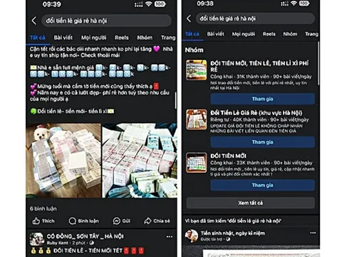 Cảnh giác với dịch vụ đổi tiền online