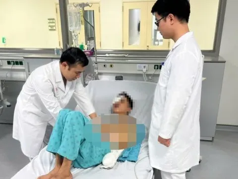 Đa chấn thương nặng do nổ bình gas