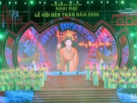 Khai hội đền Trần Thái Bình năm 2025