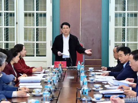 Chủ tịch nước Lương Cường: Rà soát, hoàn thiện quy chế làm việc, nâng cao chất lượng công tác tham mưu
