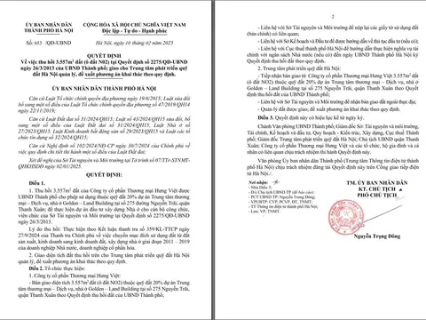 Lý do thu hồi 3.557m2 đất của Công ty Hưng Việt ở 275 Nguyễn Trãi