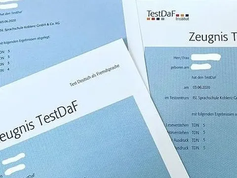 Phê duyệt liên kết tổ chức thi cấp chứng chỉ tiếng Đức TestDaF