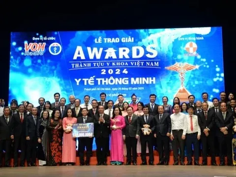 20 công trình y tế nhận Giải thưởng Thành tựu Y khoa Việt Nam 2024
